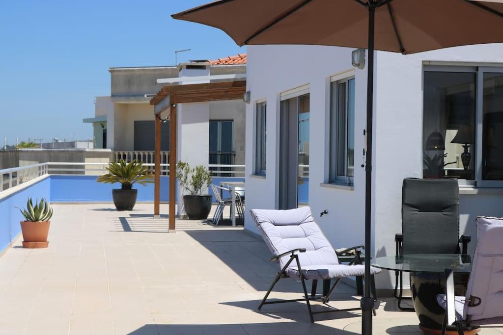 ナザレ Sitio Penthouse - Big Terrace With Sea View & Bbqヴィラ エクステリア 写真