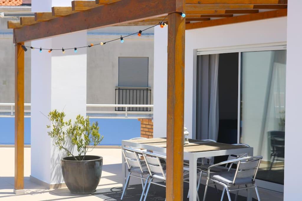 ナザレ Sitio Penthouse - Big Terrace With Sea View & Bbqヴィラ エクステリア 写真