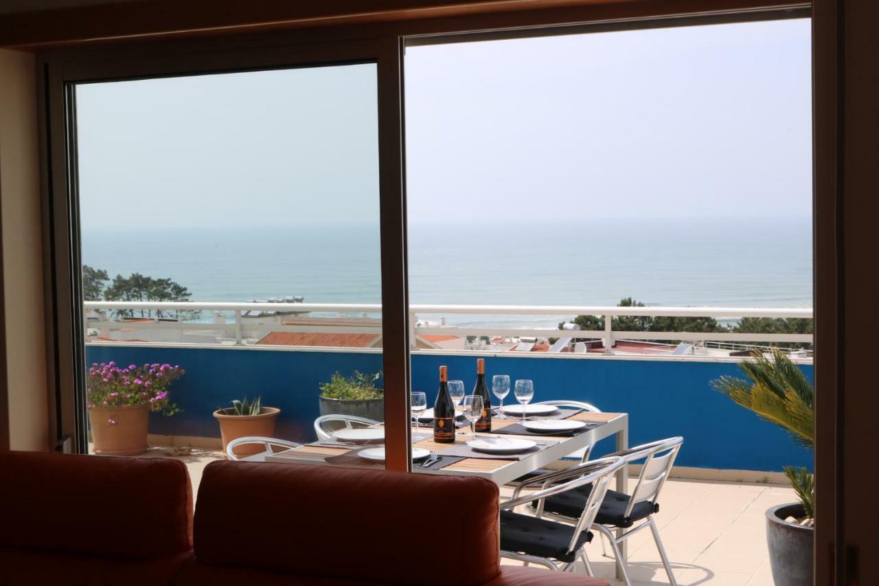 ナザレ Sitio Penthouse - Big Terrace With Sea View & Bbqヴィラ エクステリア 写真