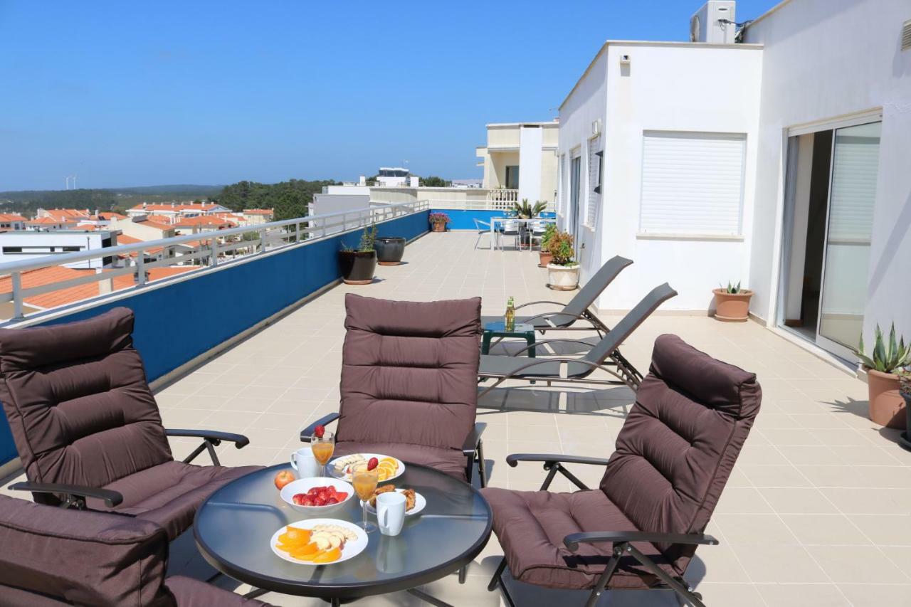 ナザレ Sitio Penthouse - Big Terrace With Sea View & Bbqヴィラ エクステリア 写真